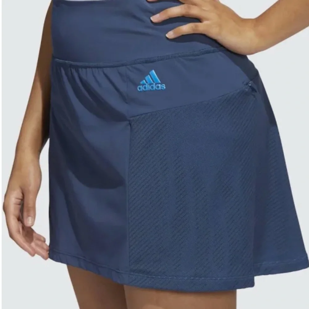NWT [Adidas] HEAT.RDY Sport 15" Golf Skort Skirt in Crew Navy Blue Women’s Sz XS - Picture 2 of 12